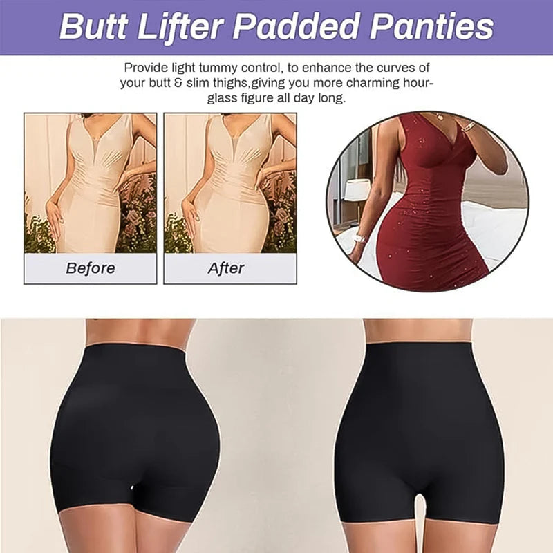 Women's Butt Lifter Padded Underwear, Hip Pads Body Shaper Control Knickers Hip Pad