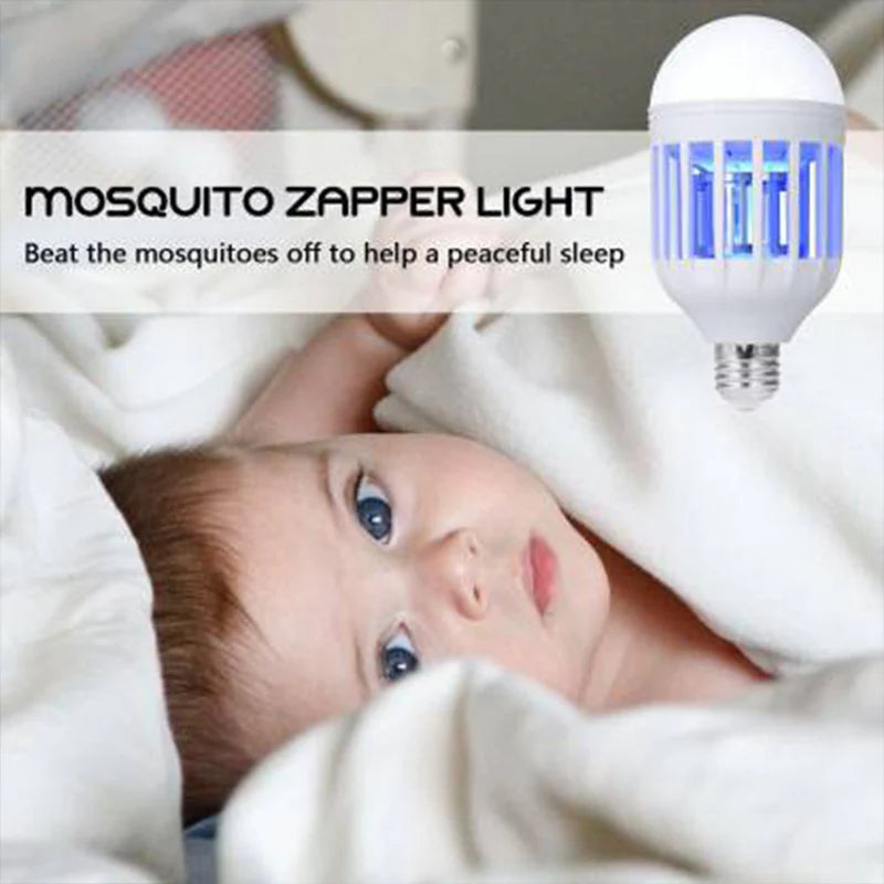 5W Mosquito Killer Lamp E27 LED Zapper for Summer Insects & Moths
