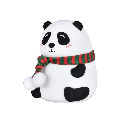 Panda 7-Color LED Silicone Touch Lamp